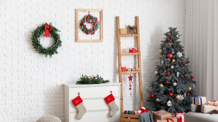 christmas decoration ideas with houseplants